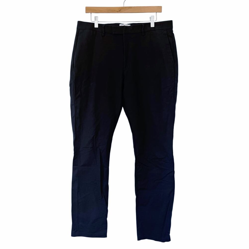 Reiss Navy Blue Flat Front Chino Dress Pants Sz 36